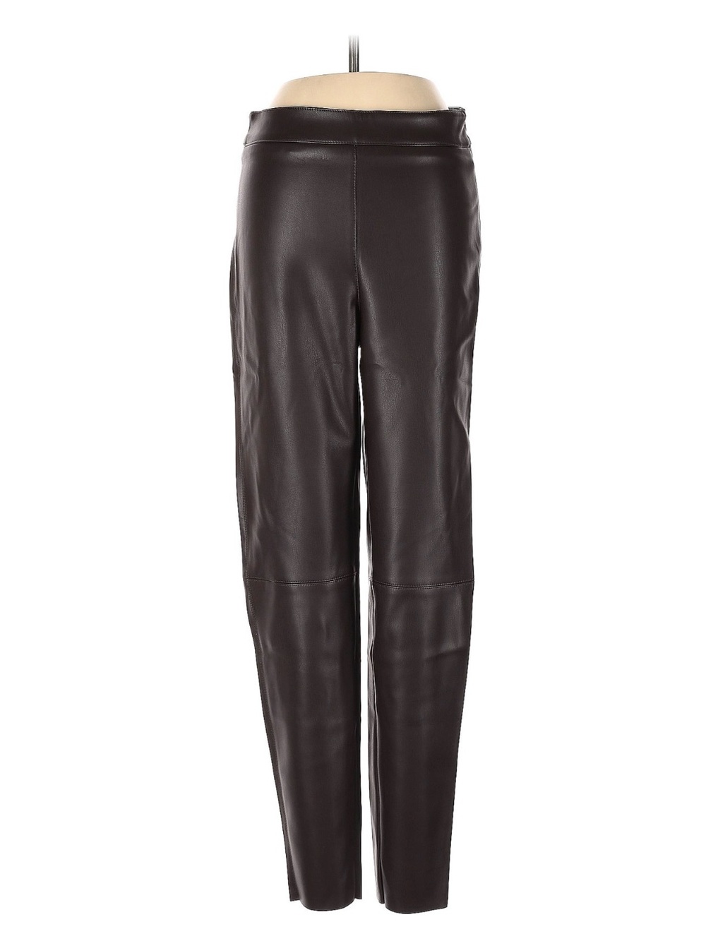Compagnia Italiana Brown Leather Pants IT 38 US 2 | Quiet Luxury Fall - Picture 3 of 7